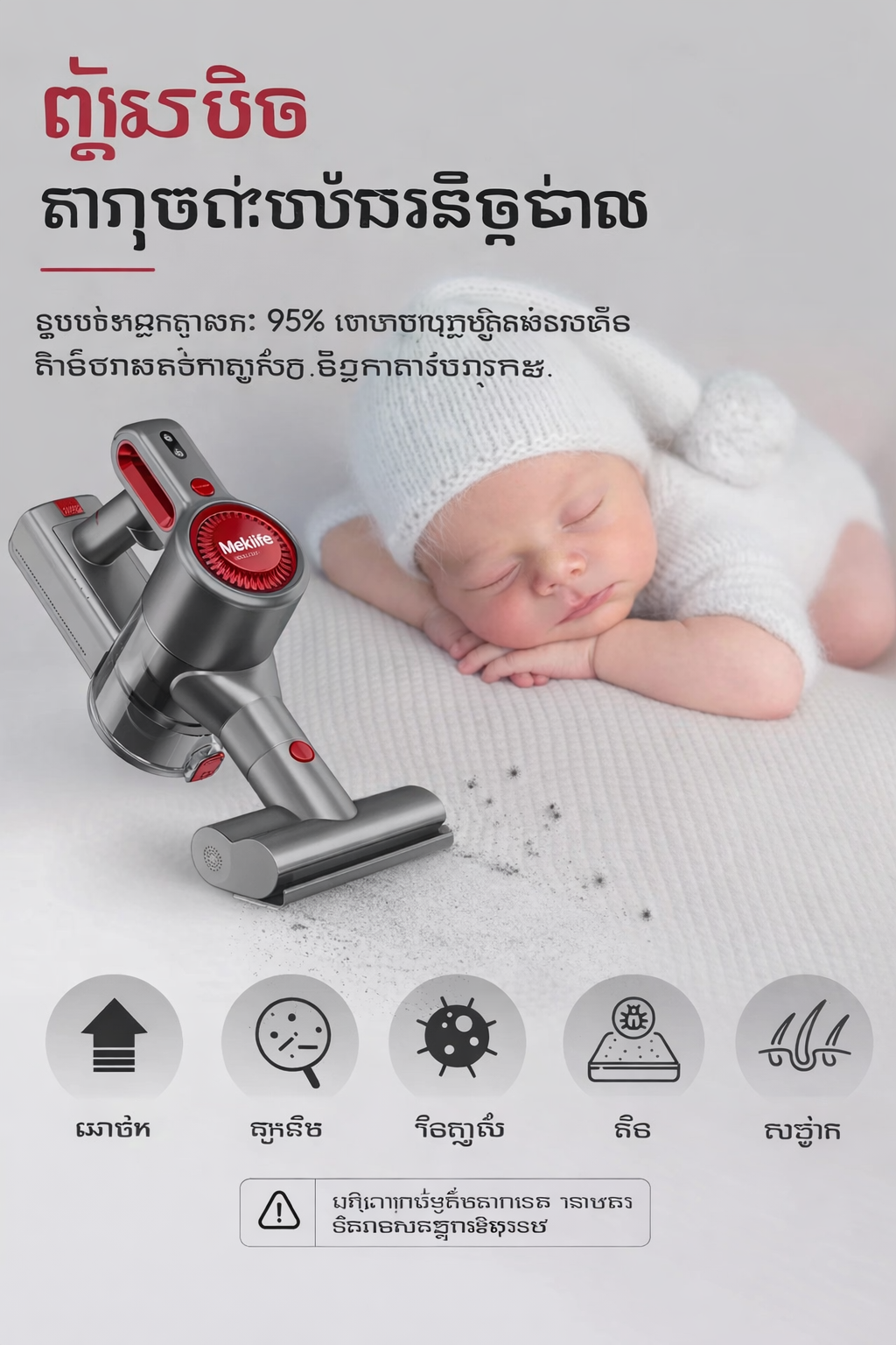 Thông tin Máy hút bụi cầm tay không dây MEKOLIFE Free A9 Pro máy hút bụi mini gia đình đa năng cây hút bụi xe ô tô ga giường sofa nệm